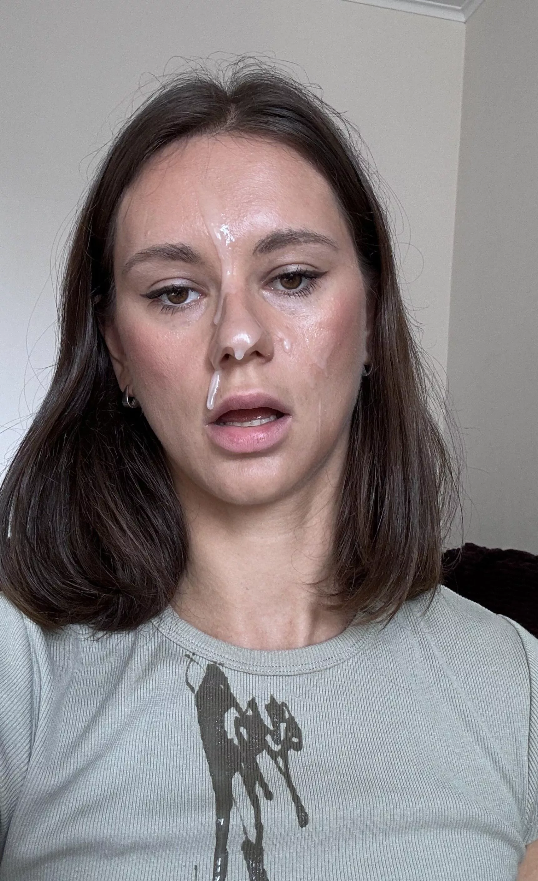 Sometimes the only thing that satisfies me is cum all over my face