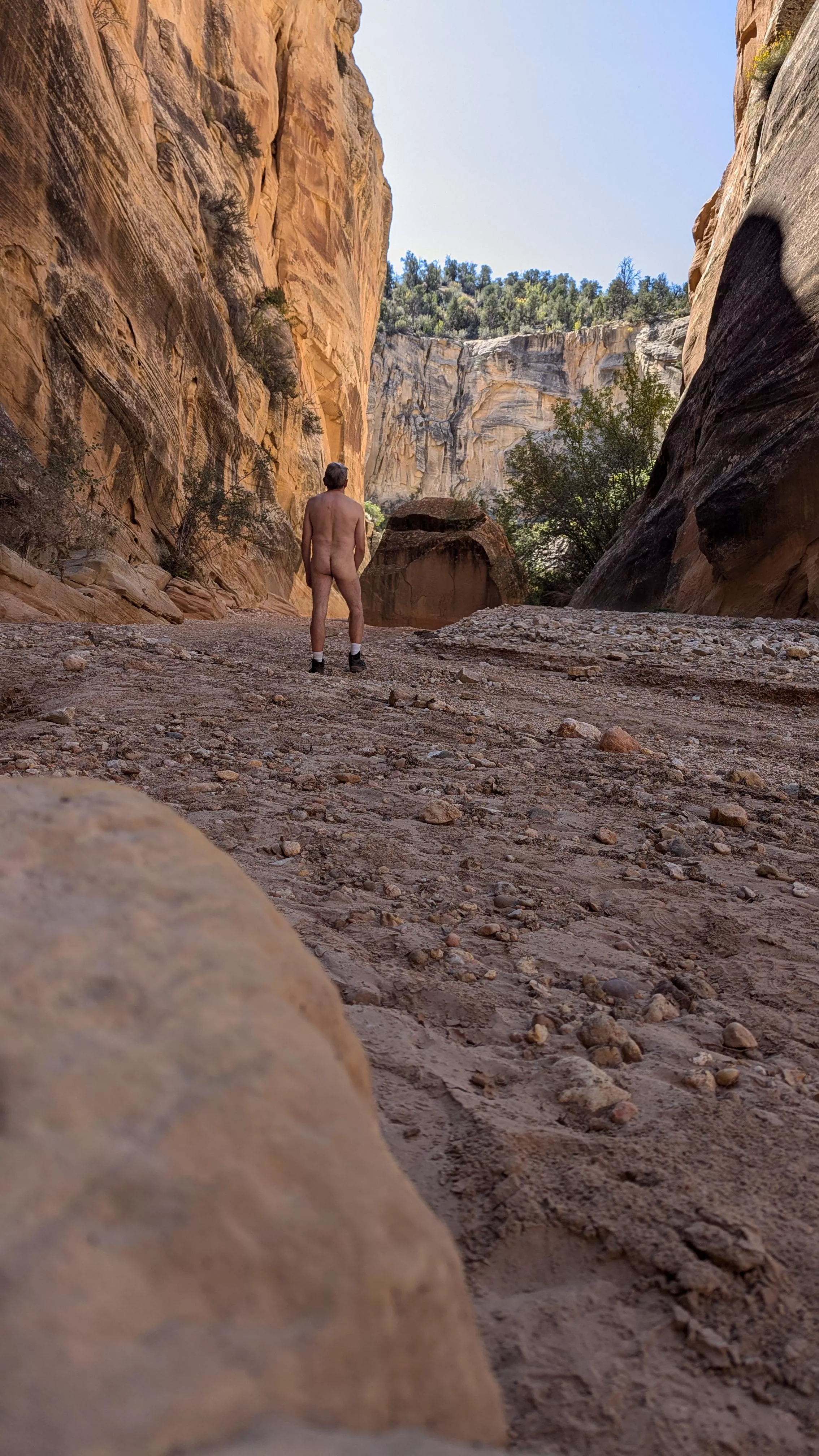 The upstream end of this slot canyon was farther than most people hiked.