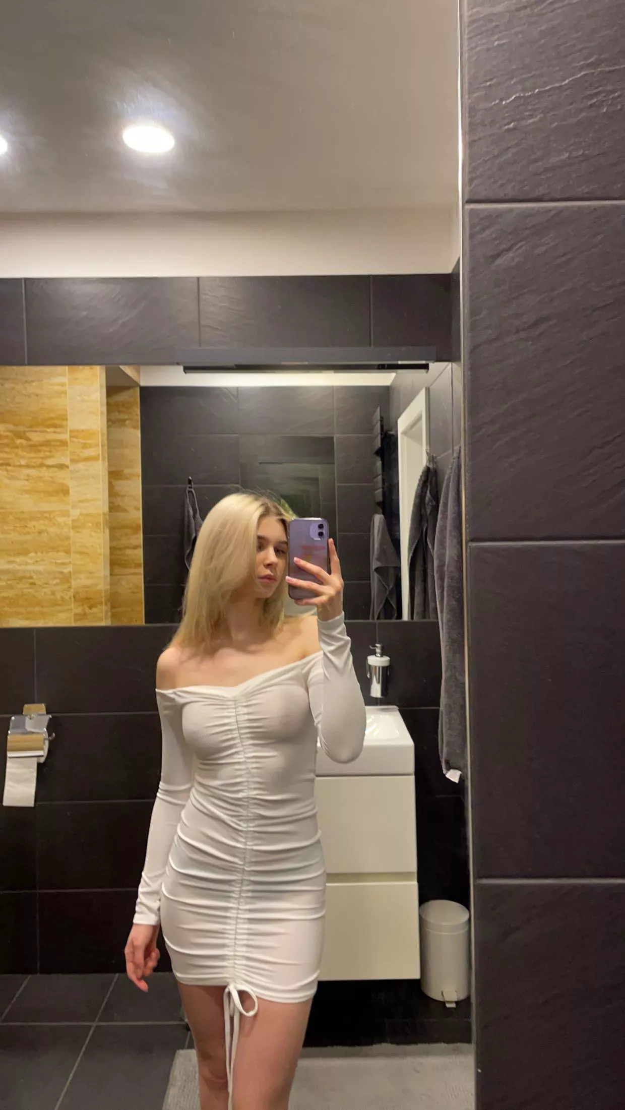 white dress is classy 