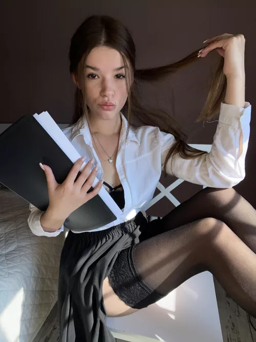 you're gonna stare at me all day in class