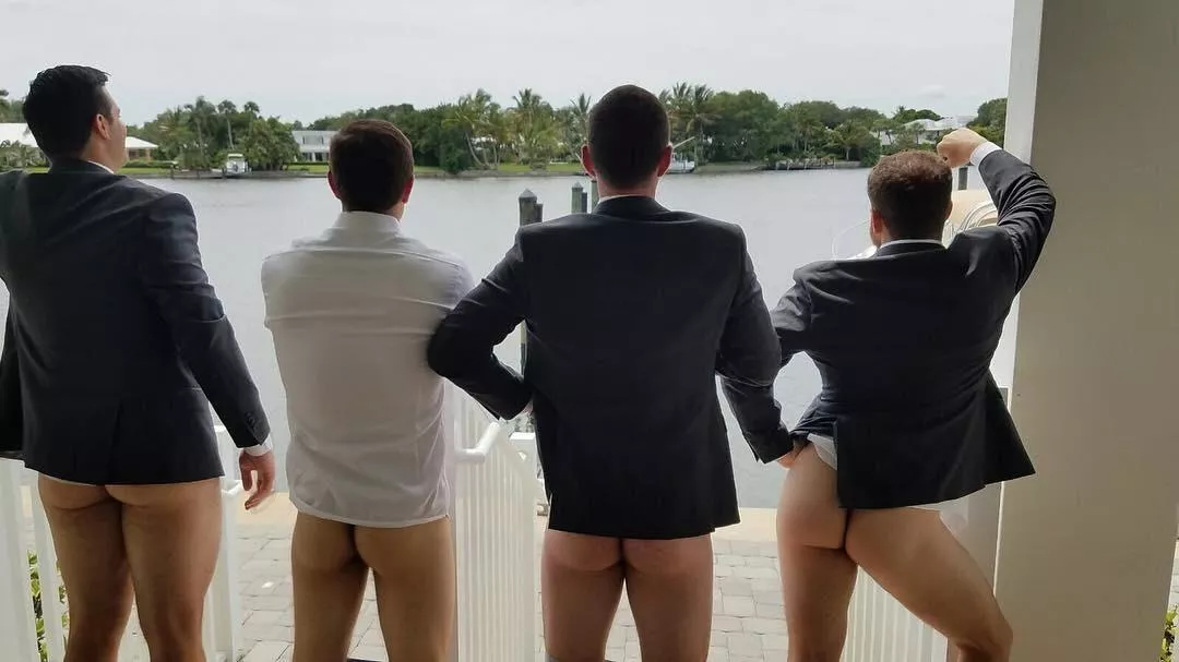 How much you wanna bet the guy on the right farted?