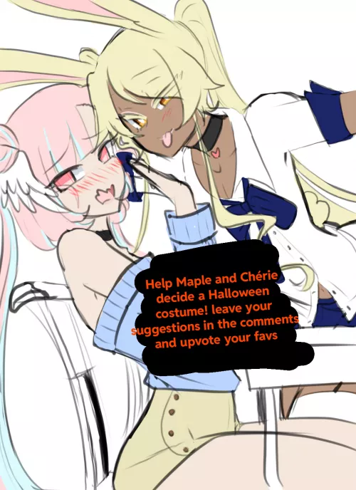 I did not have the time to draw this, but i needed to draw these two at least once today. (Will likely post eventually full render to patreon, unless yall wanna see it here to)