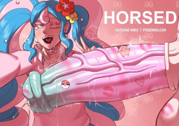 Miku got horsed by Galarian Rapidash~ (Wingedwasabi)