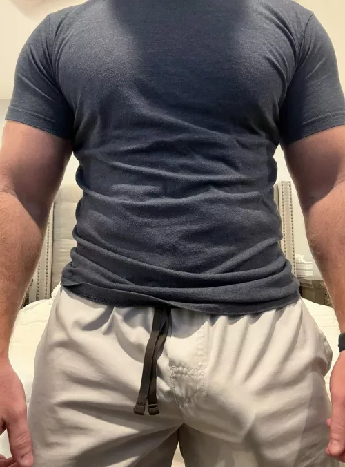 Pre-workout cock outline!