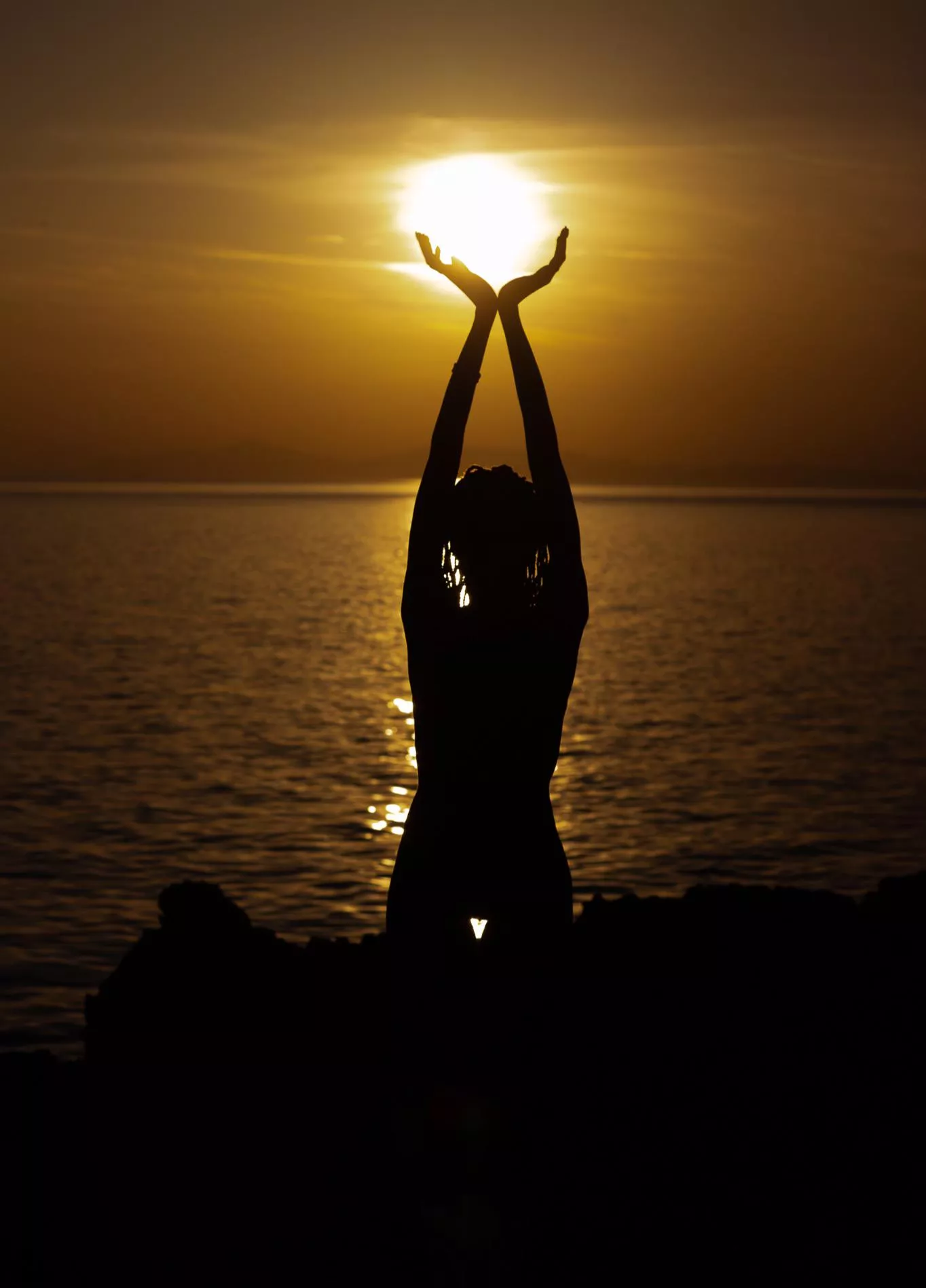 There is nothing as beautiful as the sun kissing your naked body as it sets 