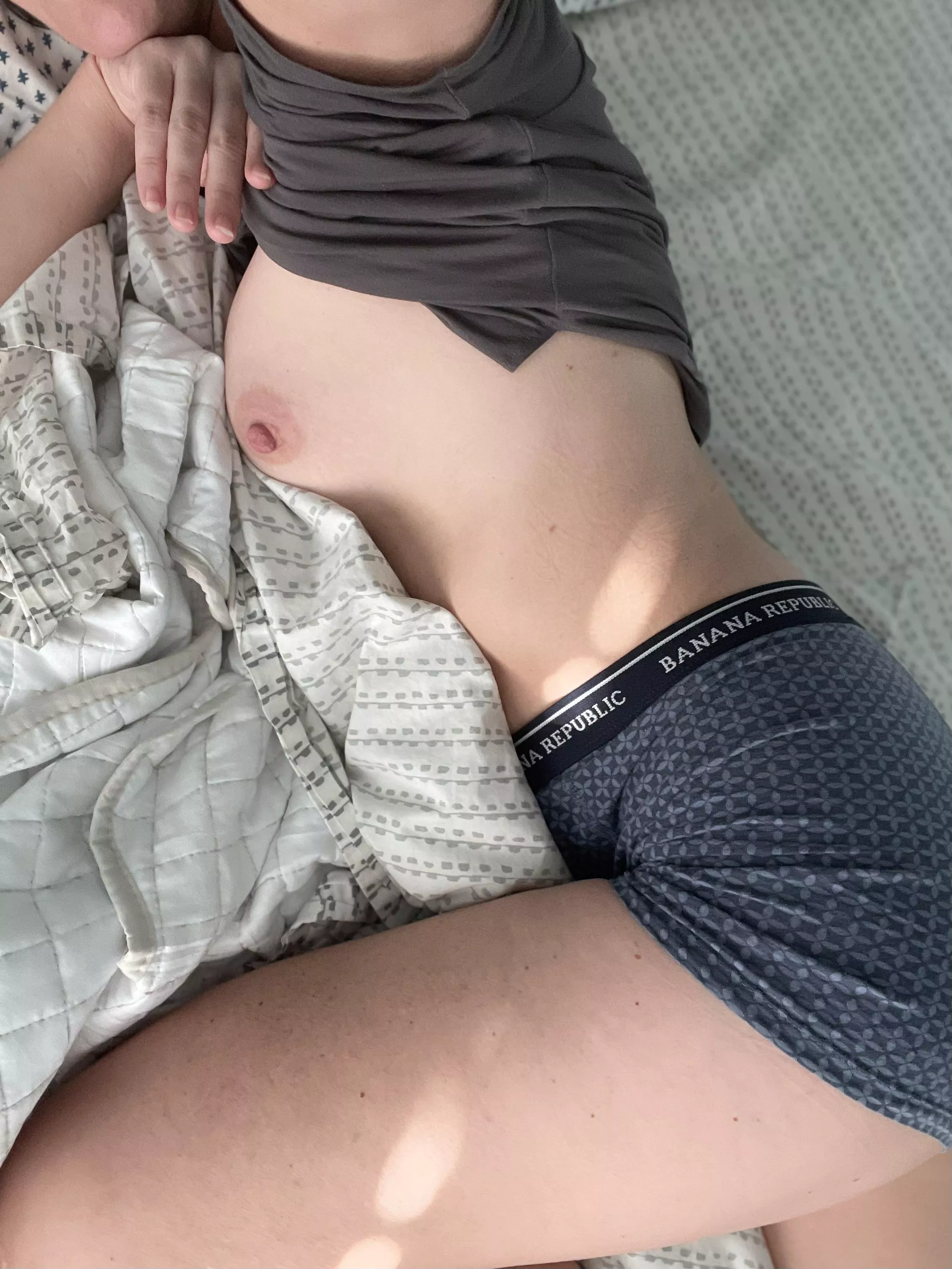 Waking up slow (and in his clothes) after a hot night together is my favorite.