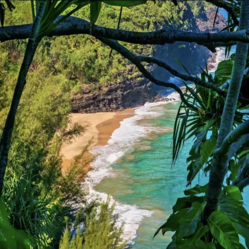A beautiful but dangerous beach