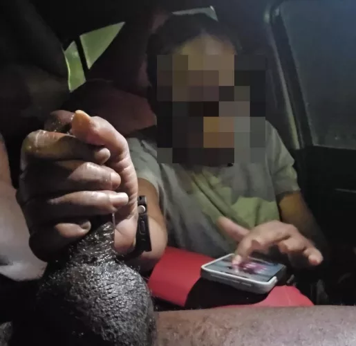 Bestfriend helping me after a stressful day. 