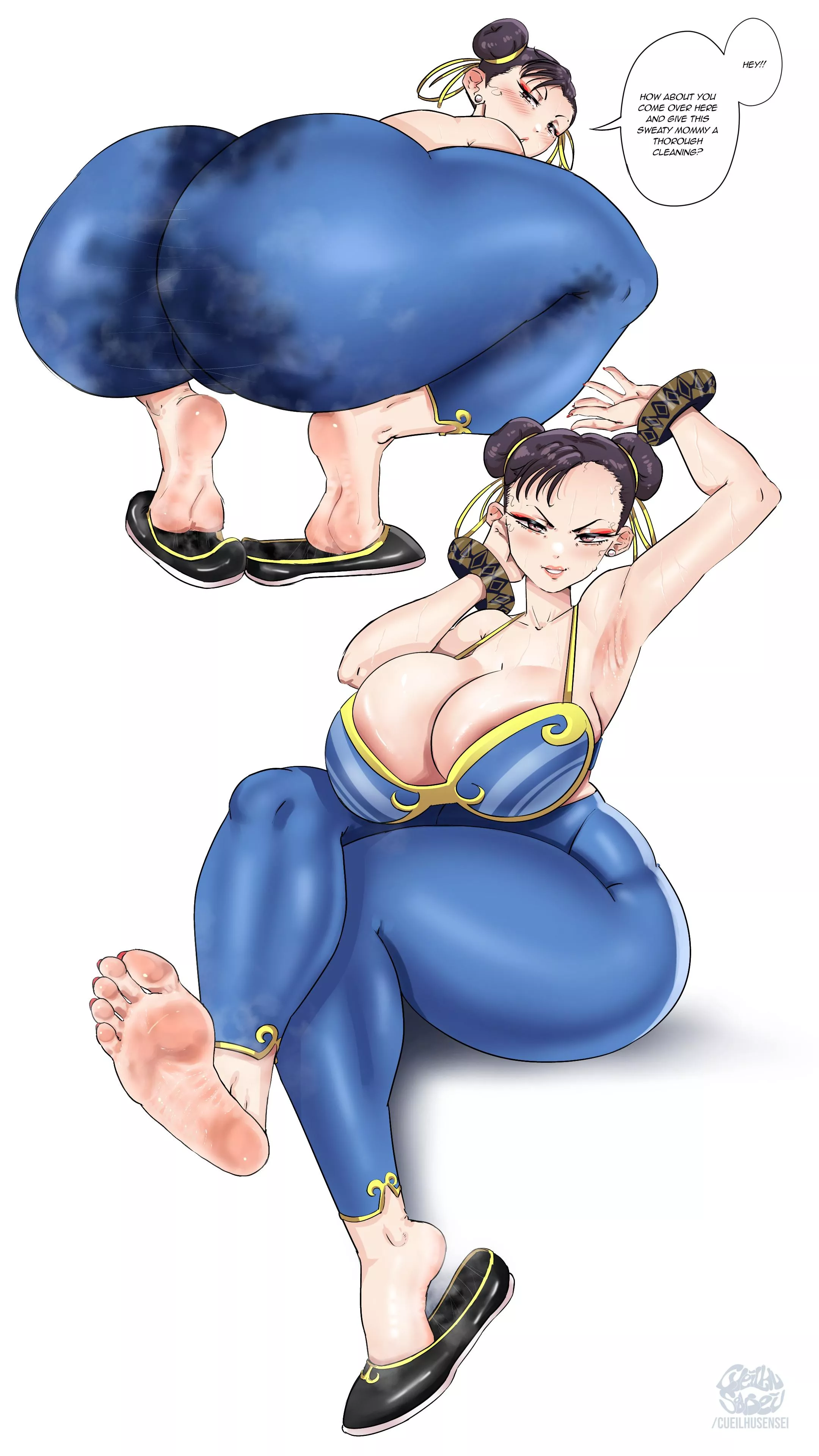 Chun-Li I think she deserves a tongue cleaning 