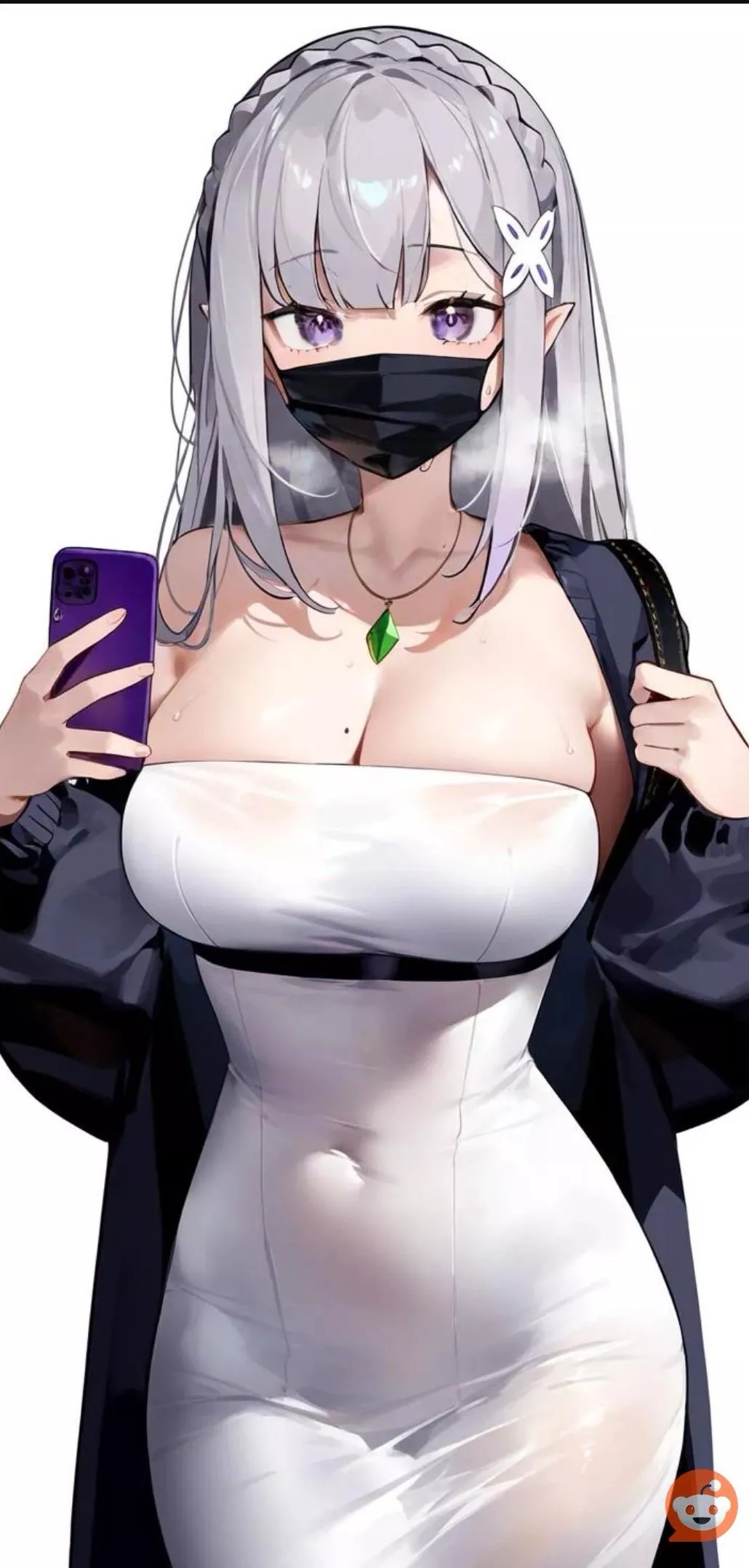 Emilia is getting hot!