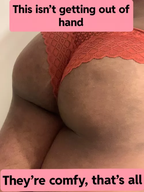 Fuck, I love wearing panties 