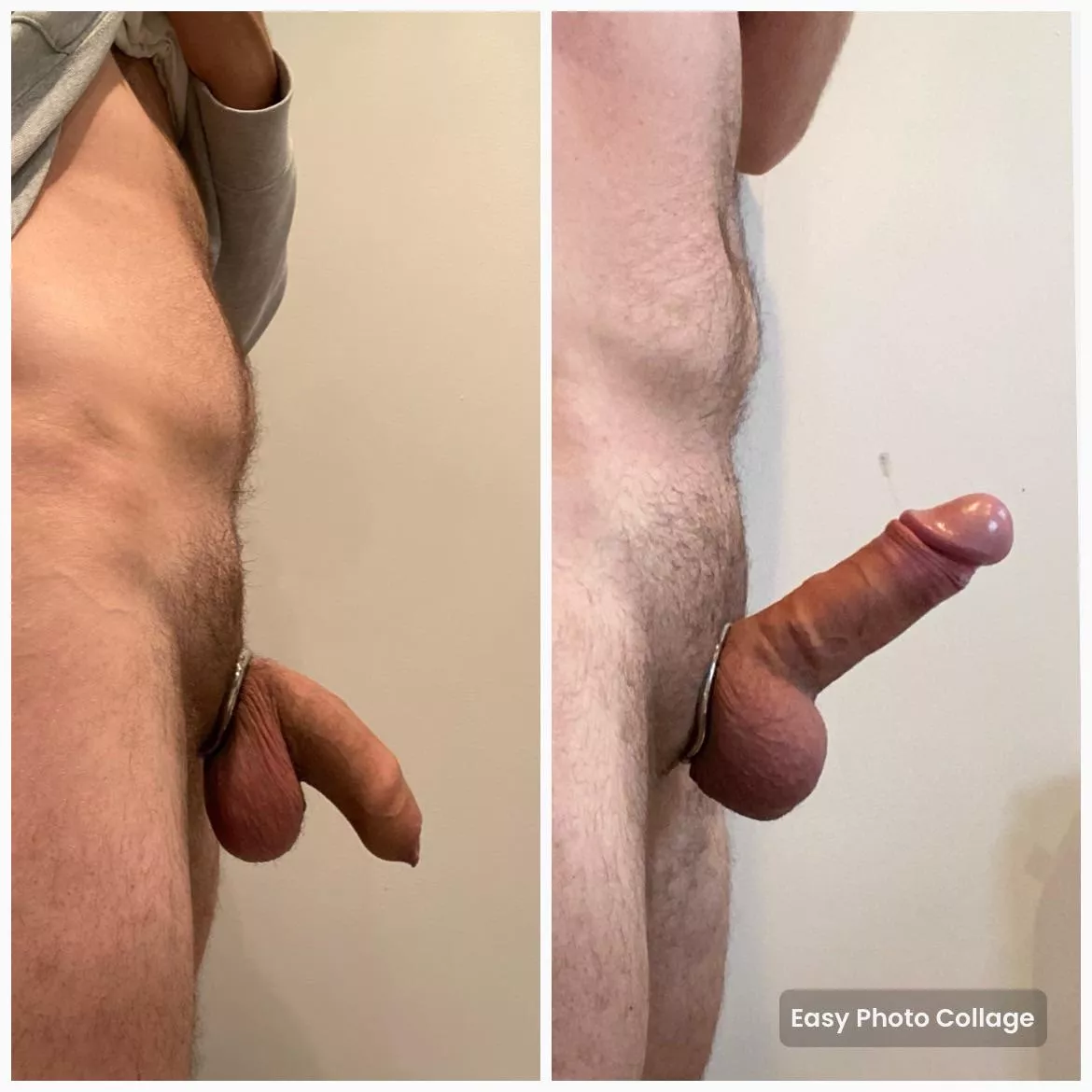 Rings always make me look thicker. 