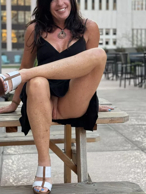 When they say sit like a lady, I say 