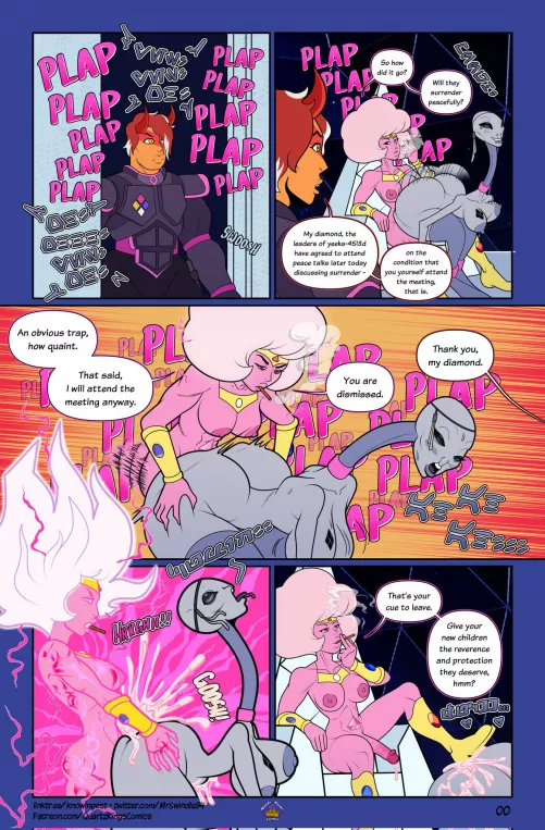 A Predictable Trap (all hail empress pink au) (Art by MrSwindle94/UnknowingestArt) 