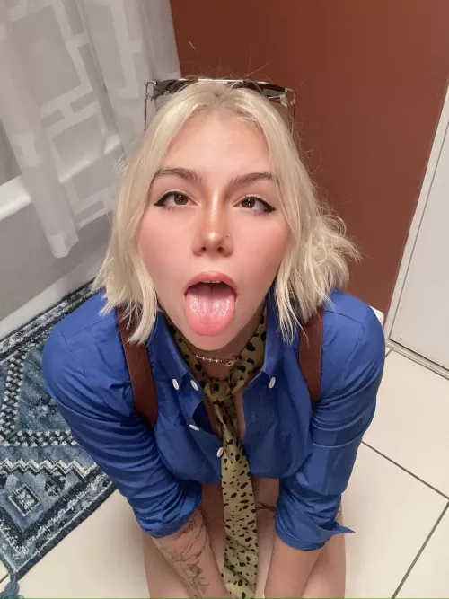 do you like it when i look up at you like this?