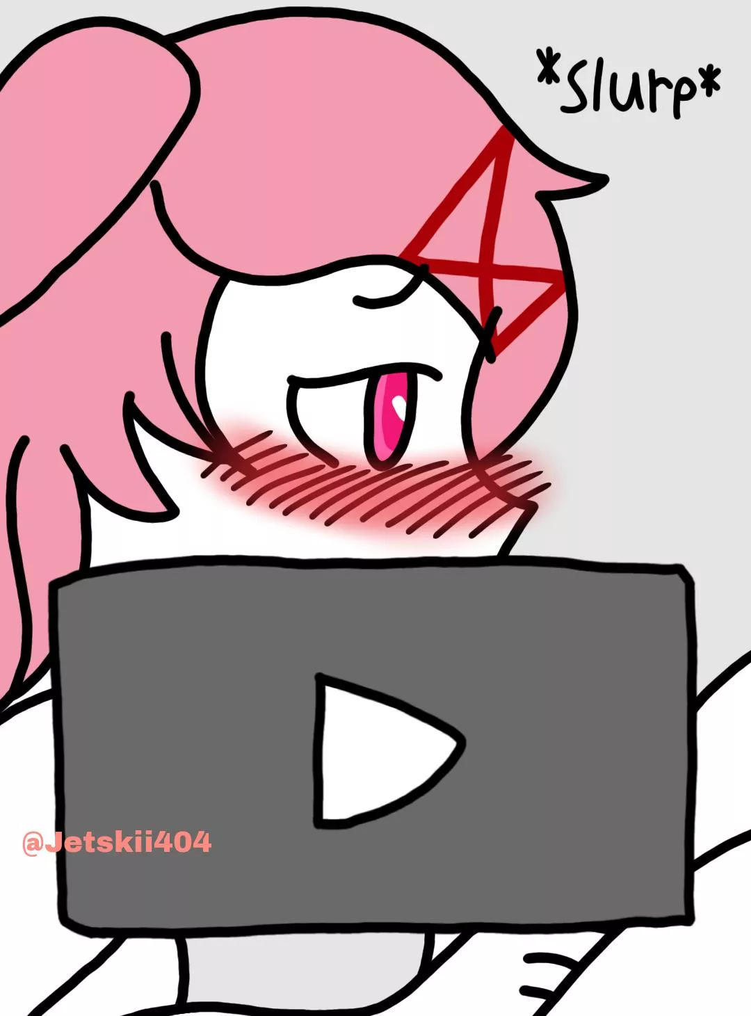 Dunno what she's doing but she seems to be having fun👀