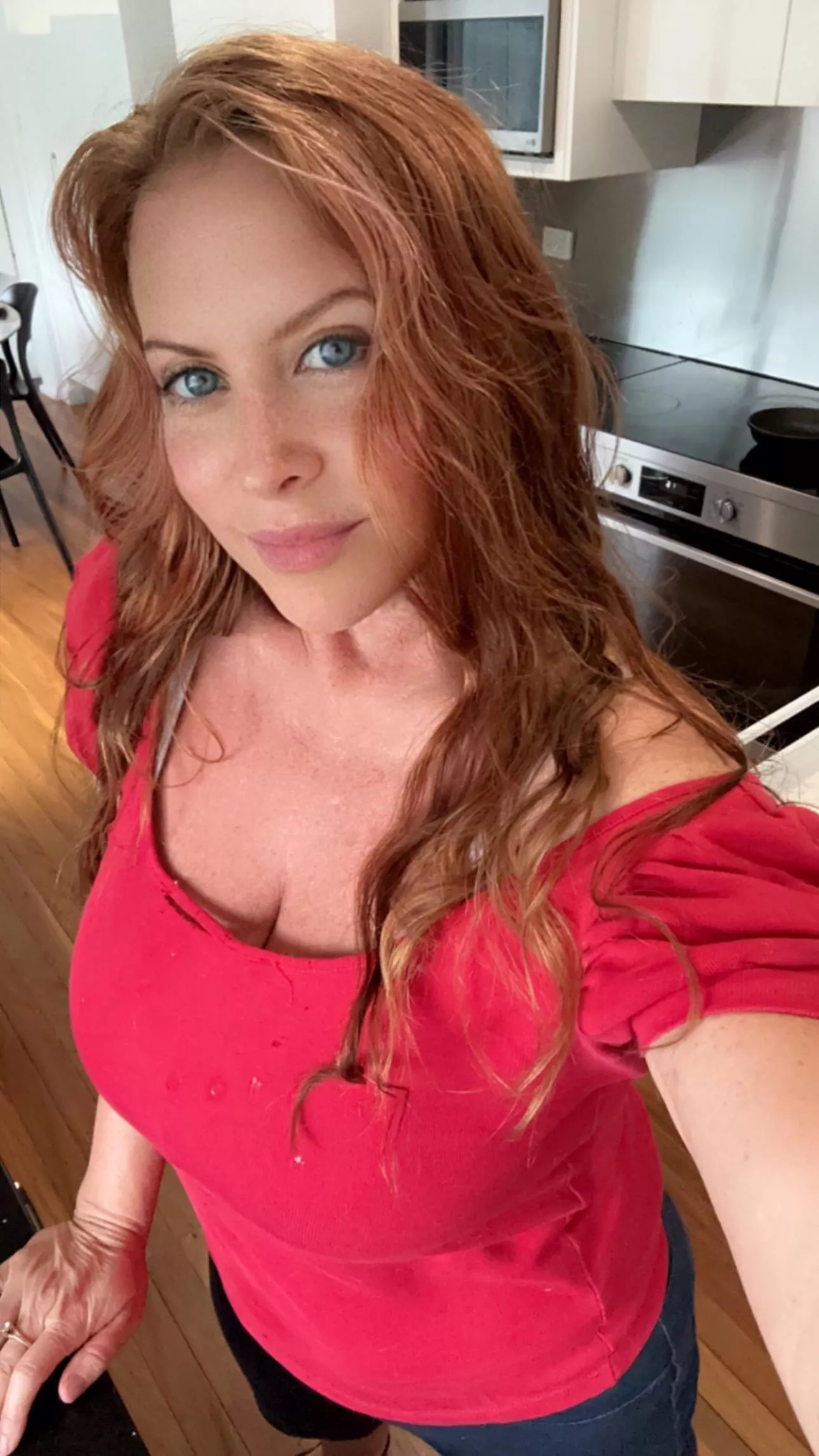 Just a redhead with freckles and a smile. 