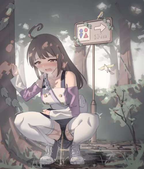 just barely didn't make it..~ >//< (artist: rune)