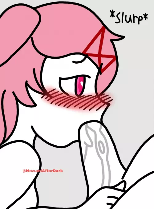 Looks like she's enjoying her reward✨