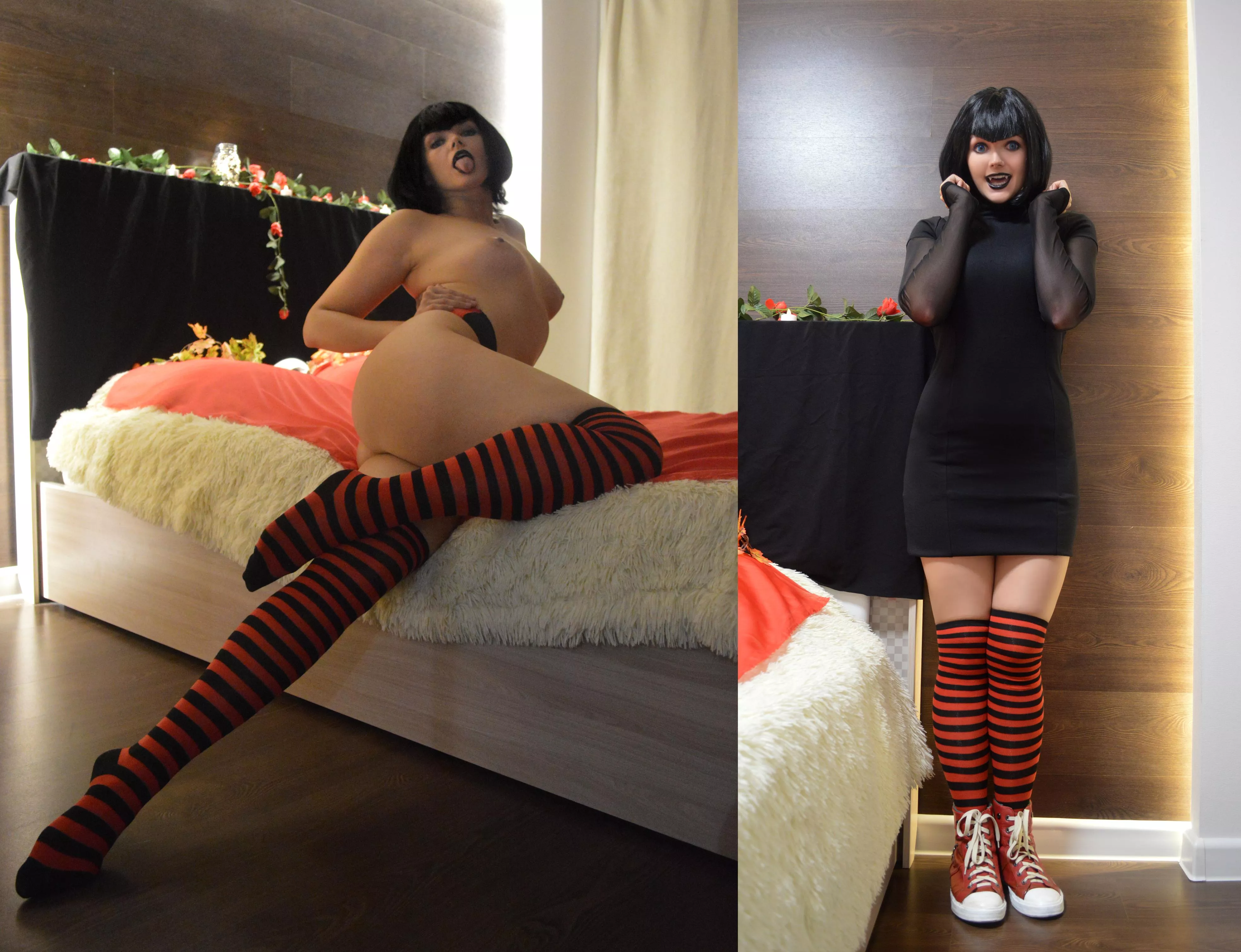 My skin is cold, but I can warm you up. Mavis Dracula by me~