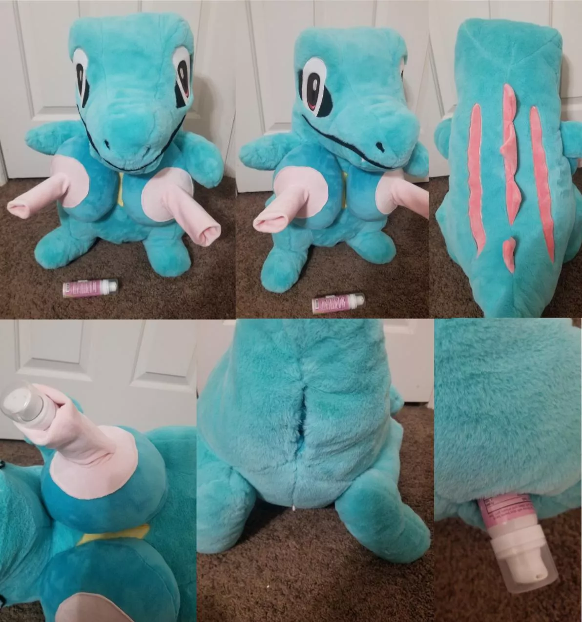 Recently commissioned NSFW fuckable life size female Pokemon Totodile with large boobs plus useable pussy and nipples [F] (Furrysale)