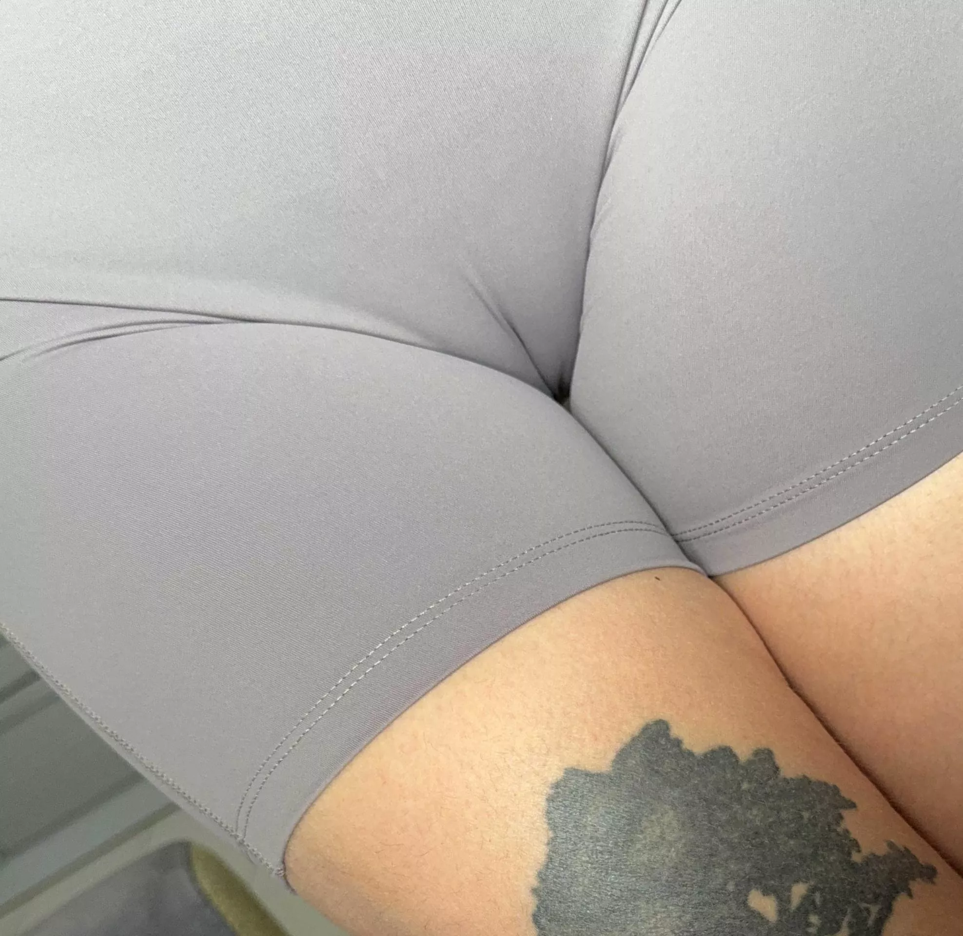 Shorts so tight you can see my camels foot