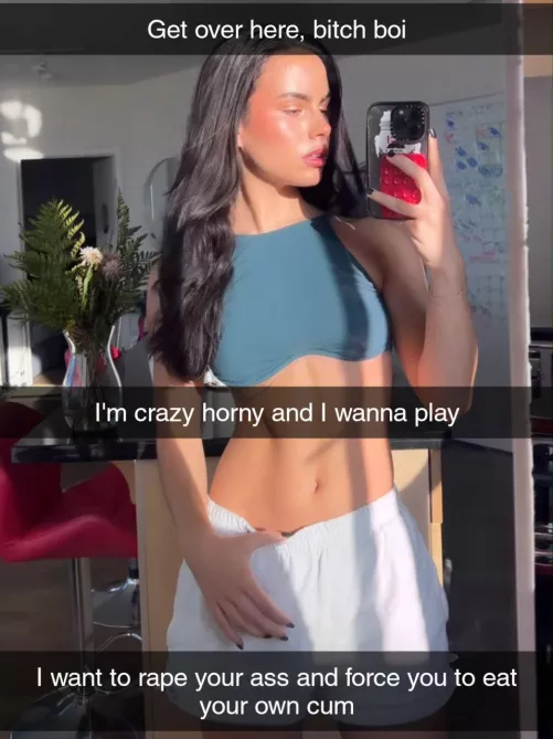 When she gets horny, this is what she likes to do