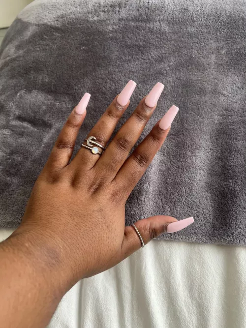 Due for my mani, you are paying for it 