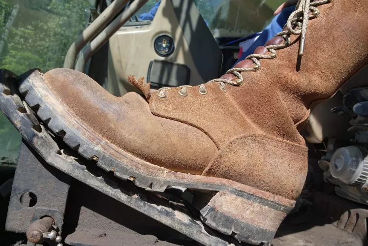 Enjoying the last few warm work days before winter.