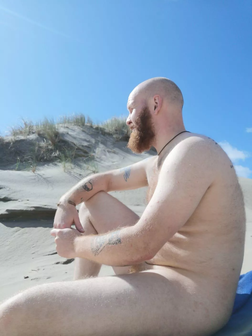 Enjoying the sand dunes