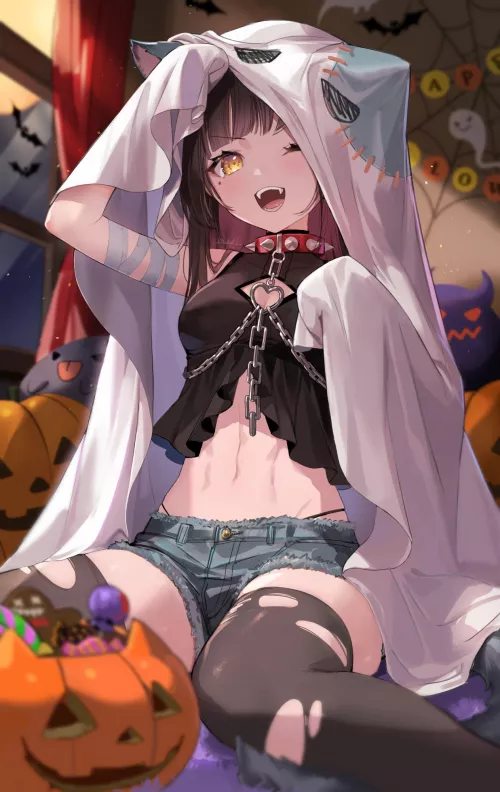 Halloween Cat Girl [Original]