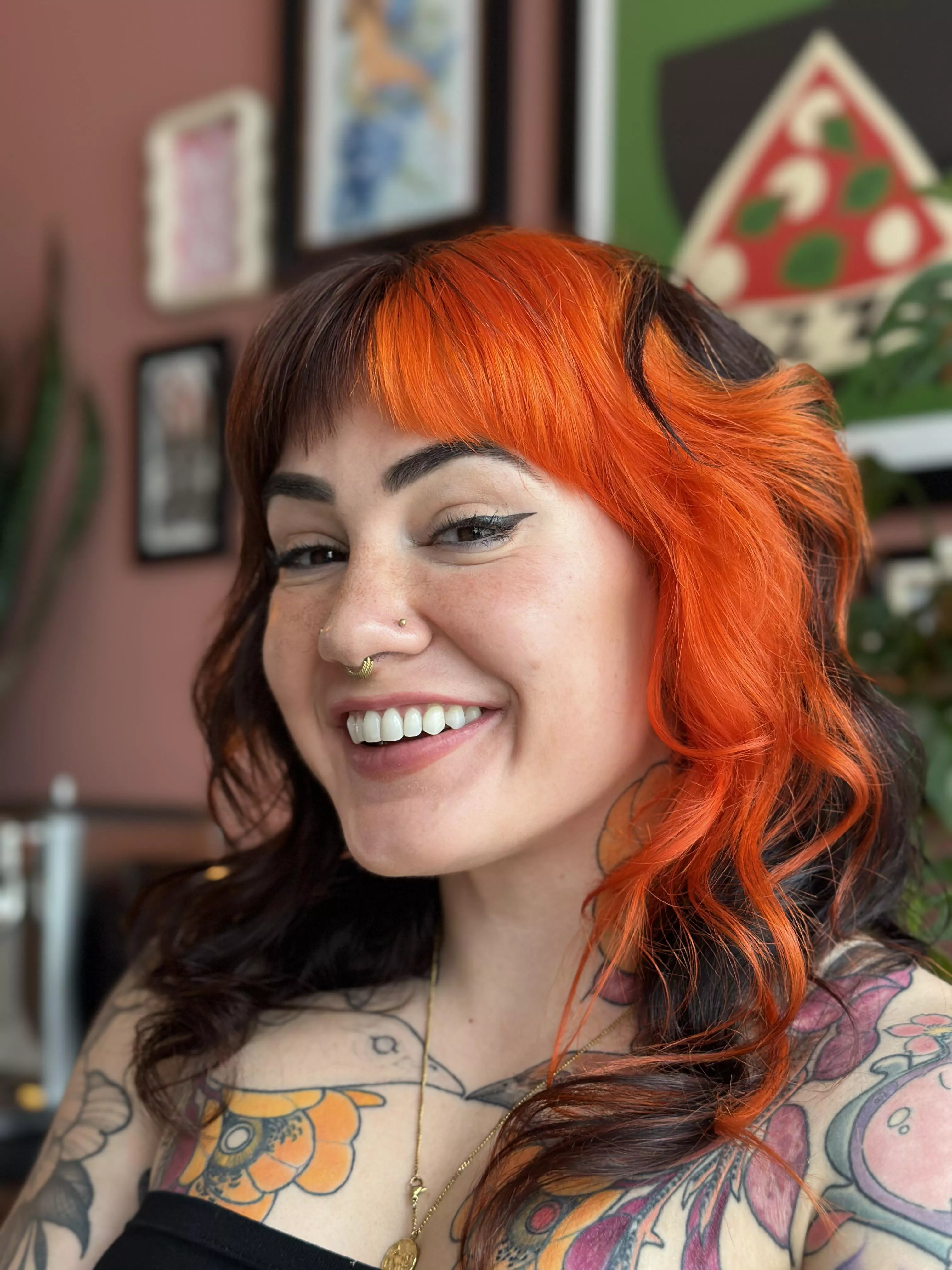 I did my make up cute today 