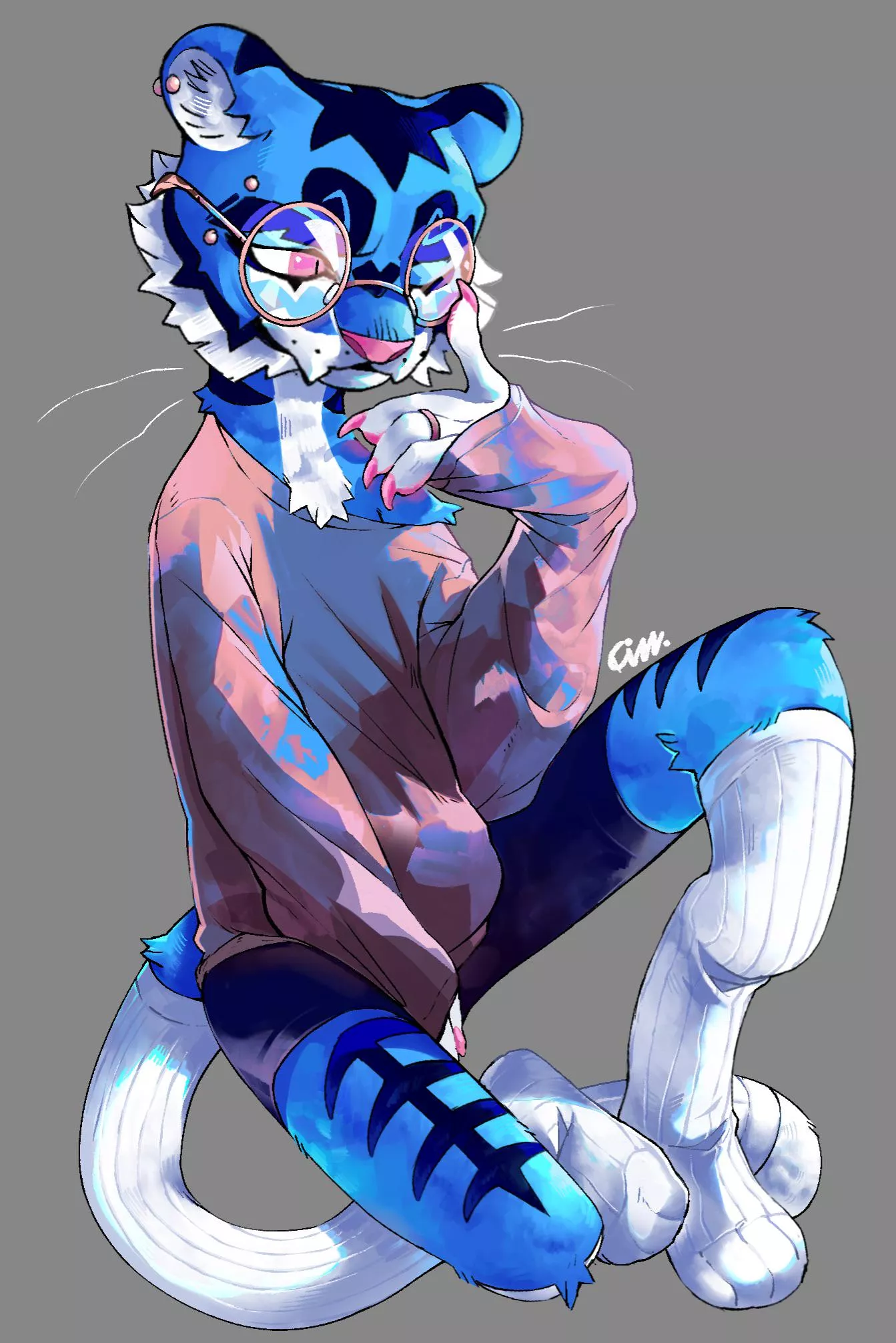 I got new glasses >:3