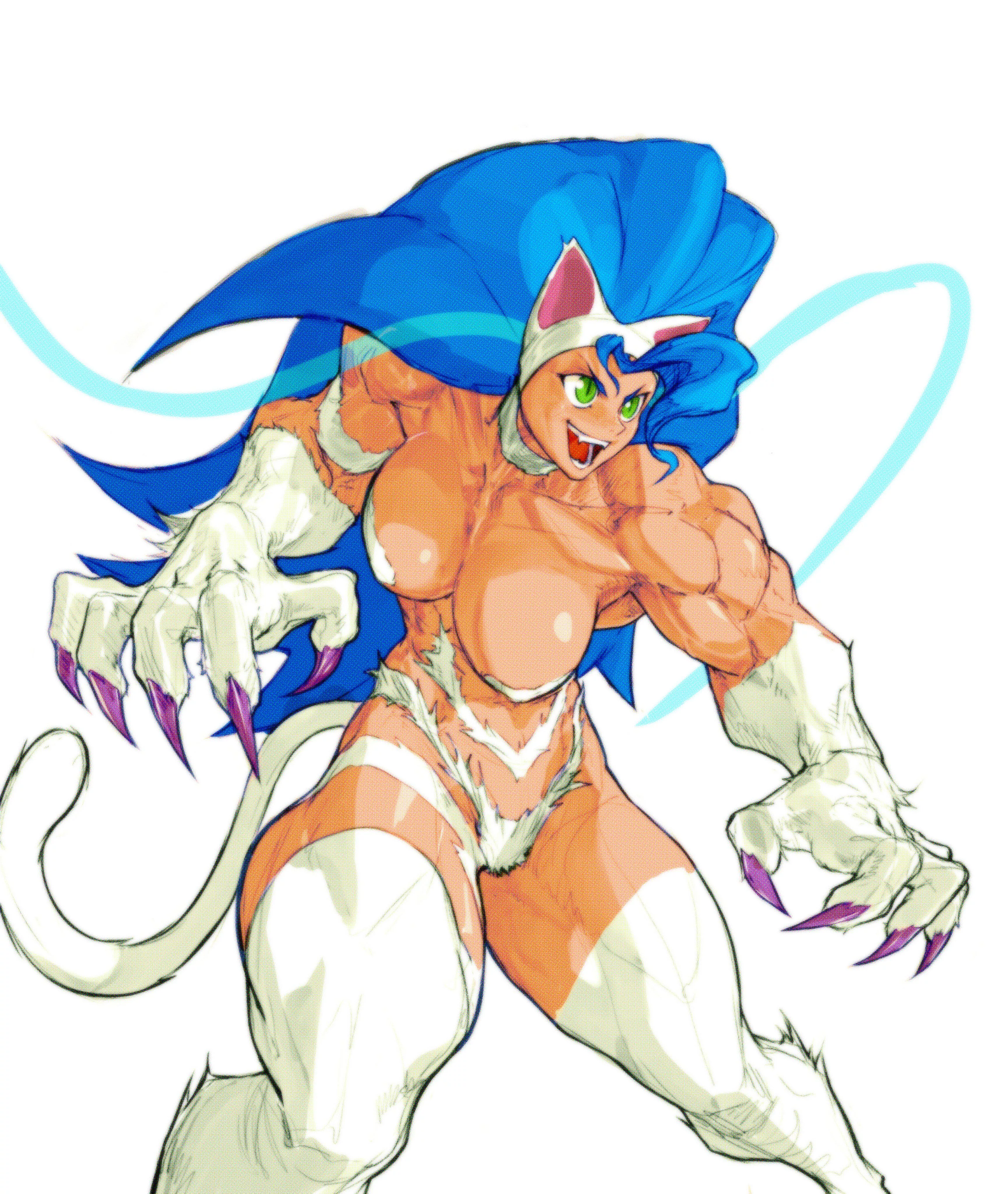 muscular Felicia [@zero_setsu]