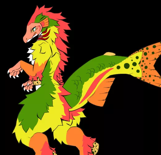 Salmon x Golden Trout (base by OnionFish8)