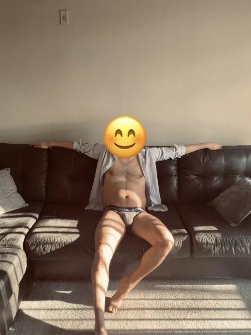 Showing off the legs in the sunlight 