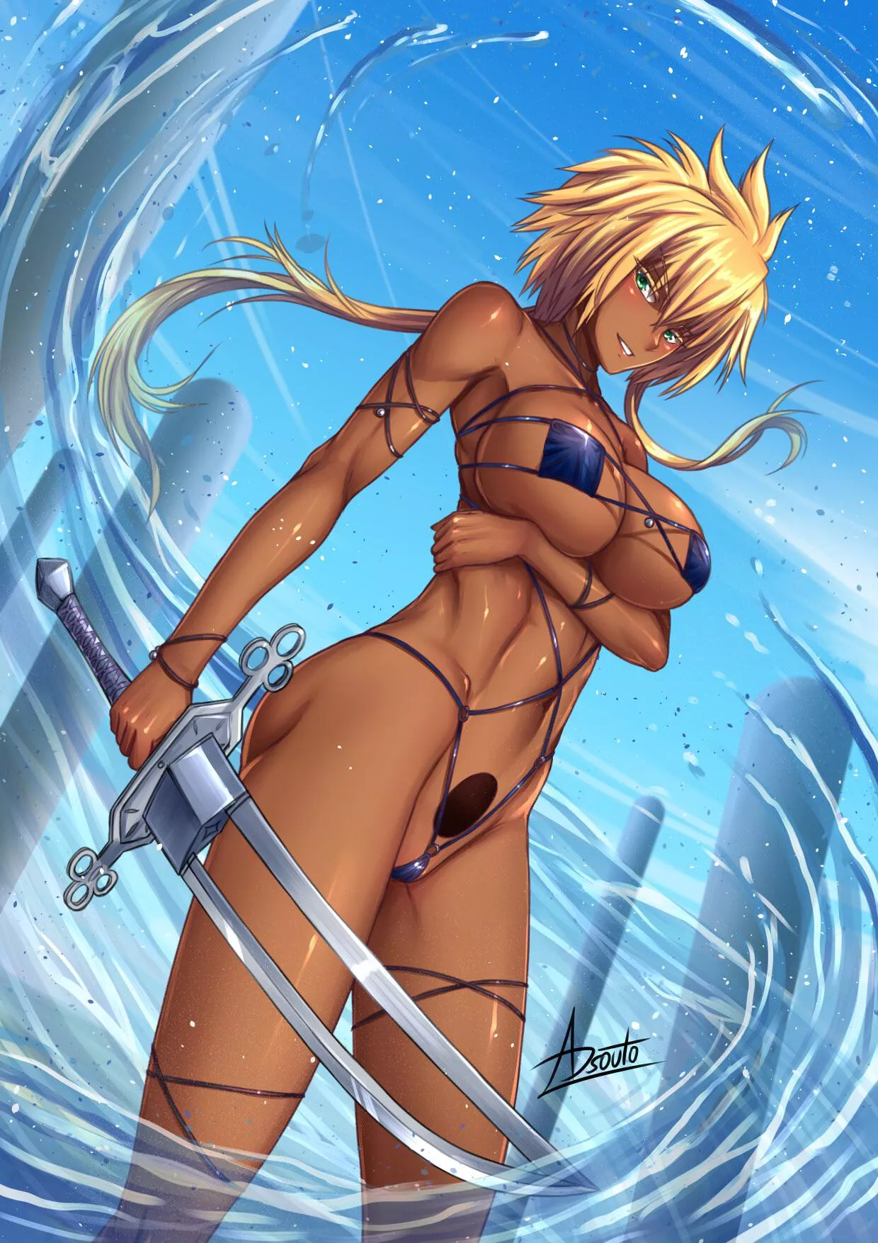 Tier Harribel in a skimpy bikini (Alexander Souto)
