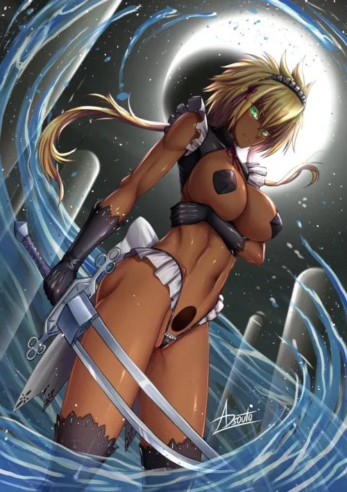 Tier harribel in a skimpy maid outfit (Alexander Souto)