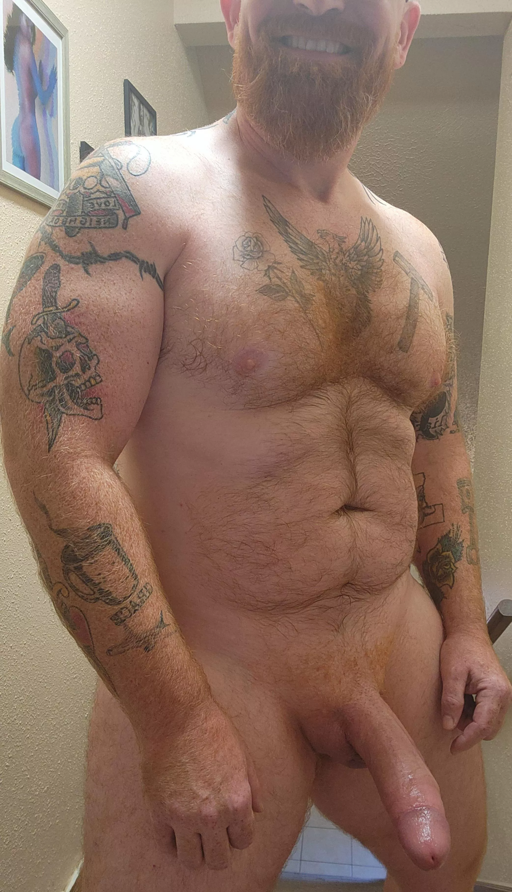 What are you riding first, the beard or the boner?