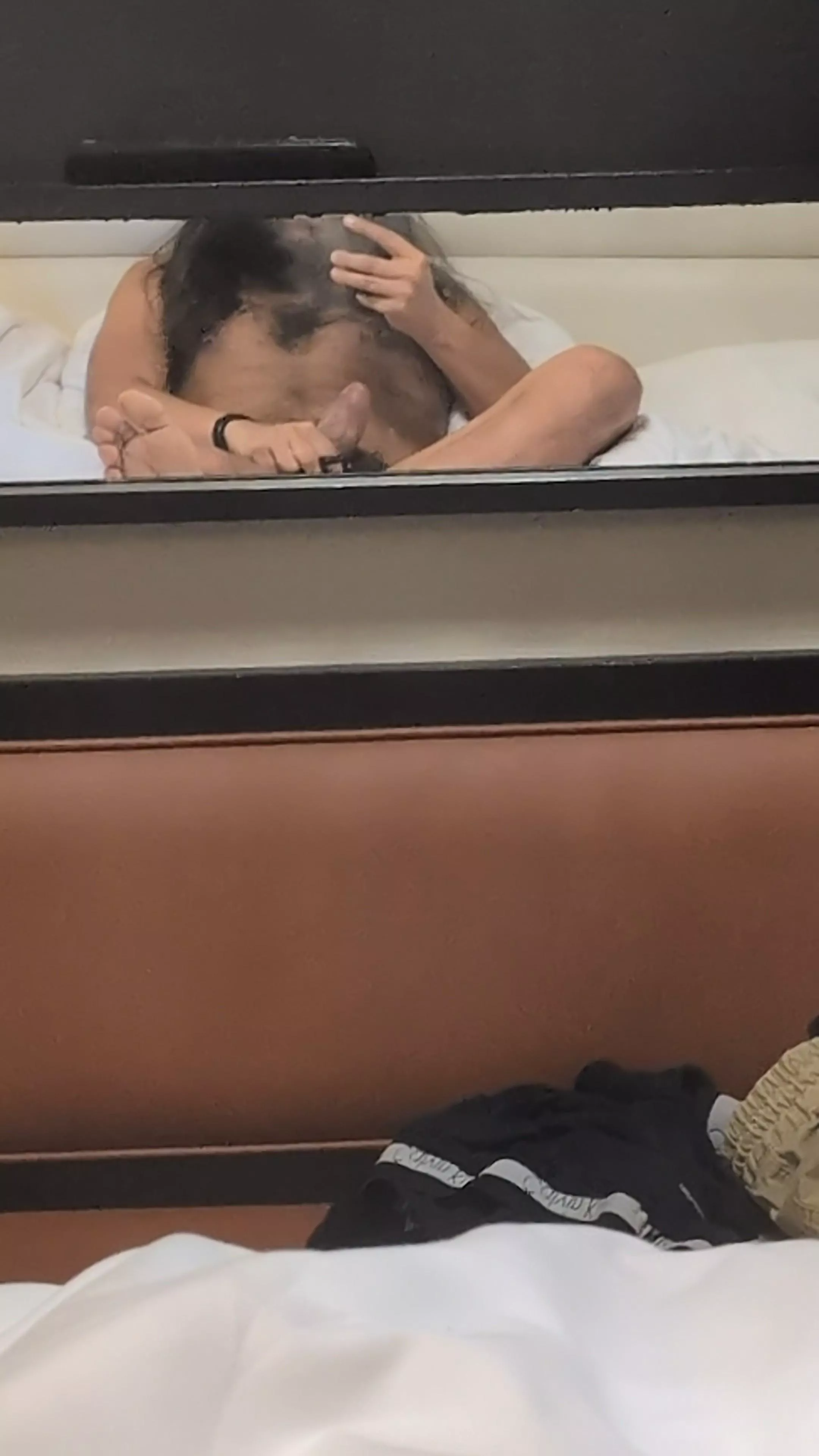 [35m] bored at the hotel