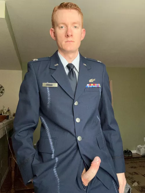 Air Force tradition is to only dress up when you’ve been naughty