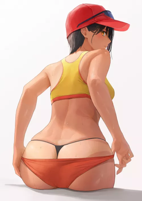 An original character in bloomers