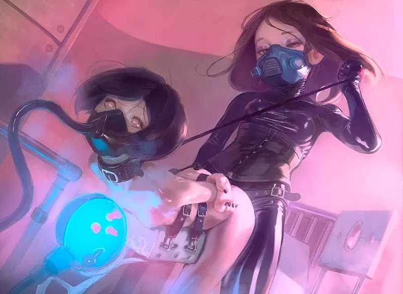 Eventually the mind shatters and all she can feel is the need to cum and love for her Mistress 🖤 (1=2)