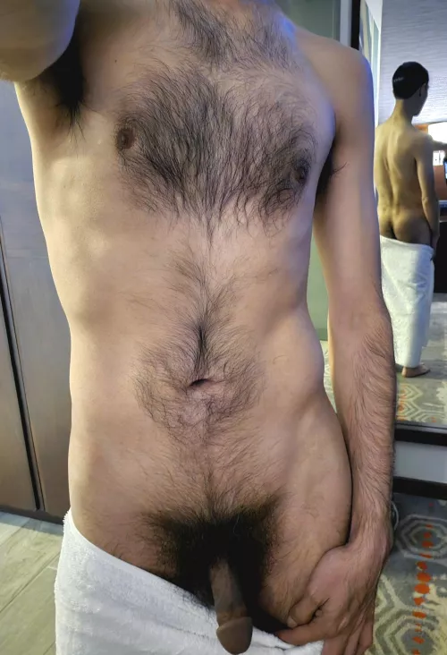 fresh out of the shower and ready to get dirty ;)