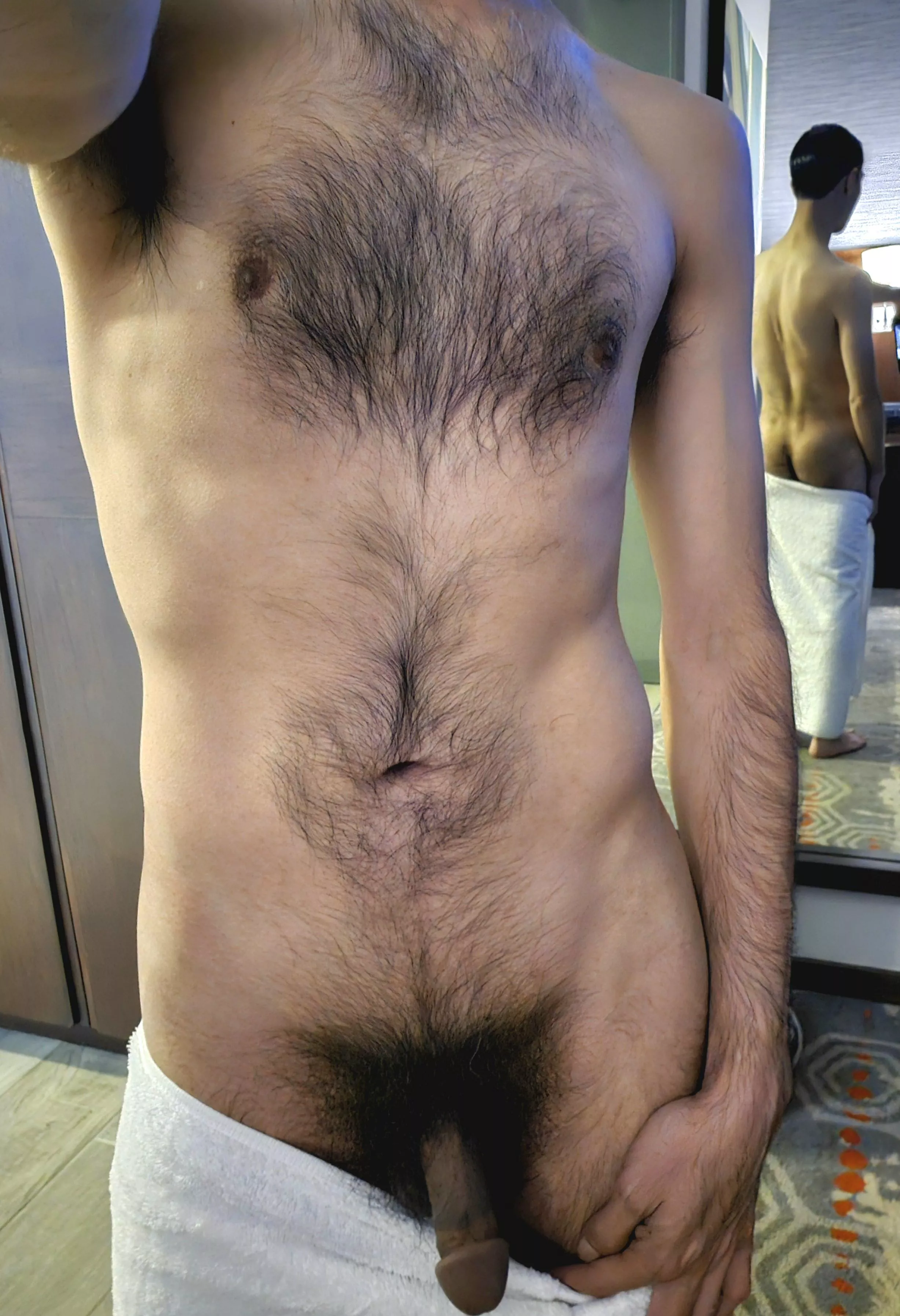 fresh out of the shower and ready to get dirty ;)