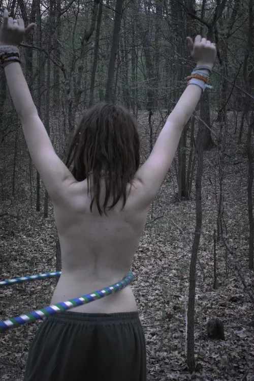 From an older hula hoop session ~