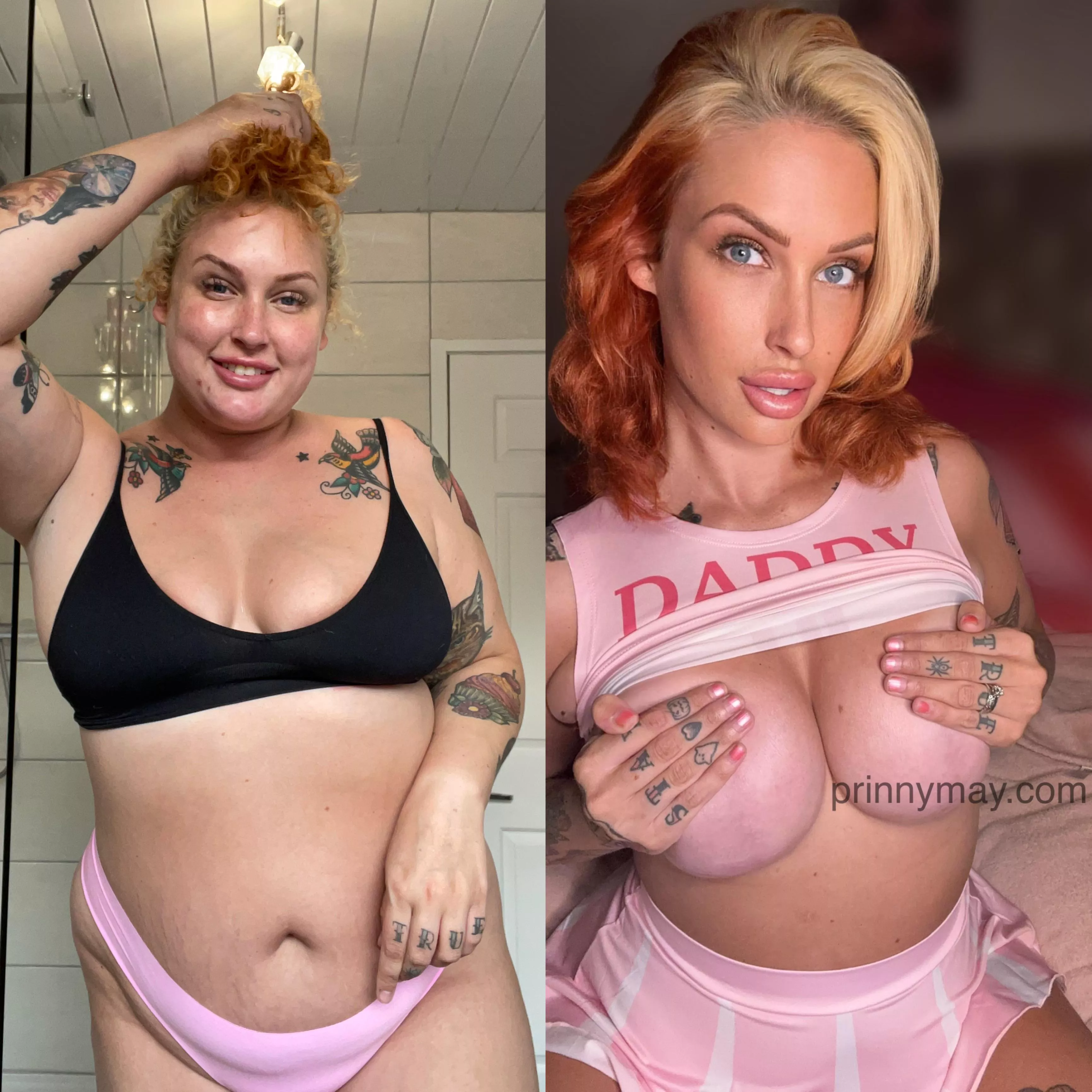 Havent posted for a while so thought Id do a check in with you all. 4 years progress 🩷