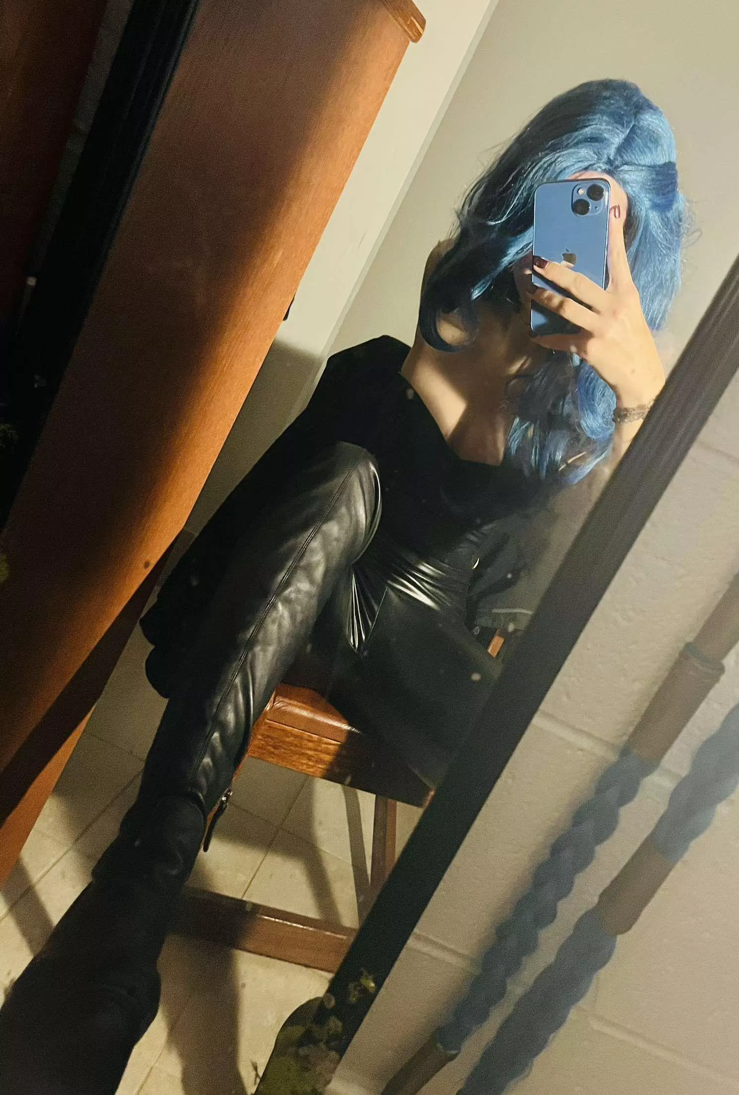 Leather pants are my new best friends!