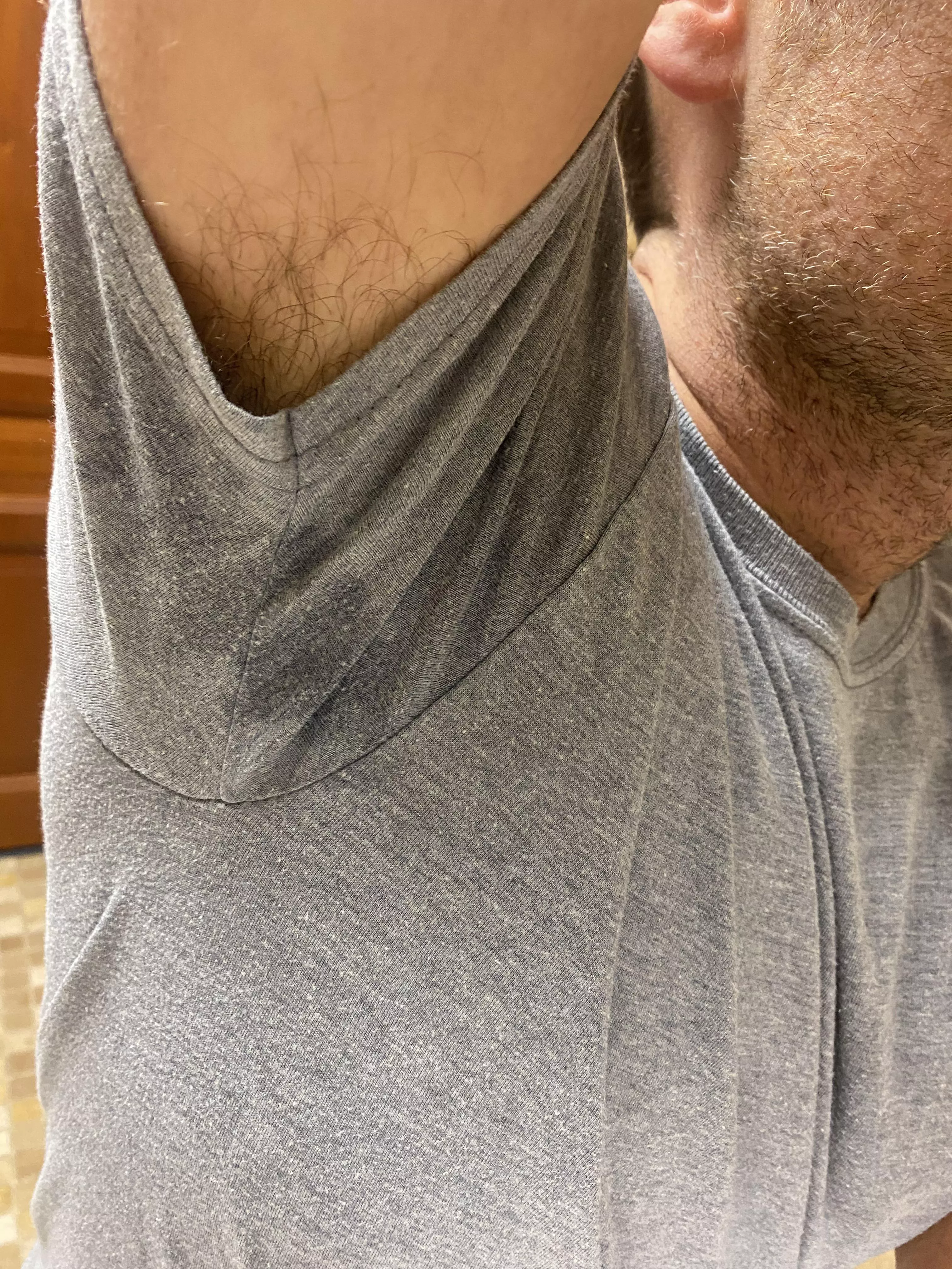 Like the stain and hair peek?