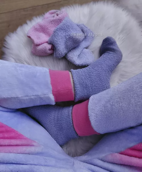 Love fuzzy socks 